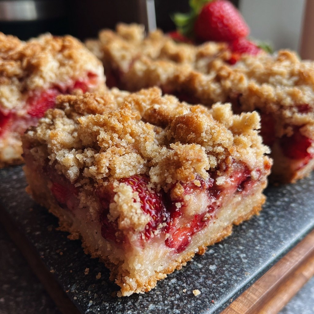 Erdbeer Blechkuchen Mit Streuseln
