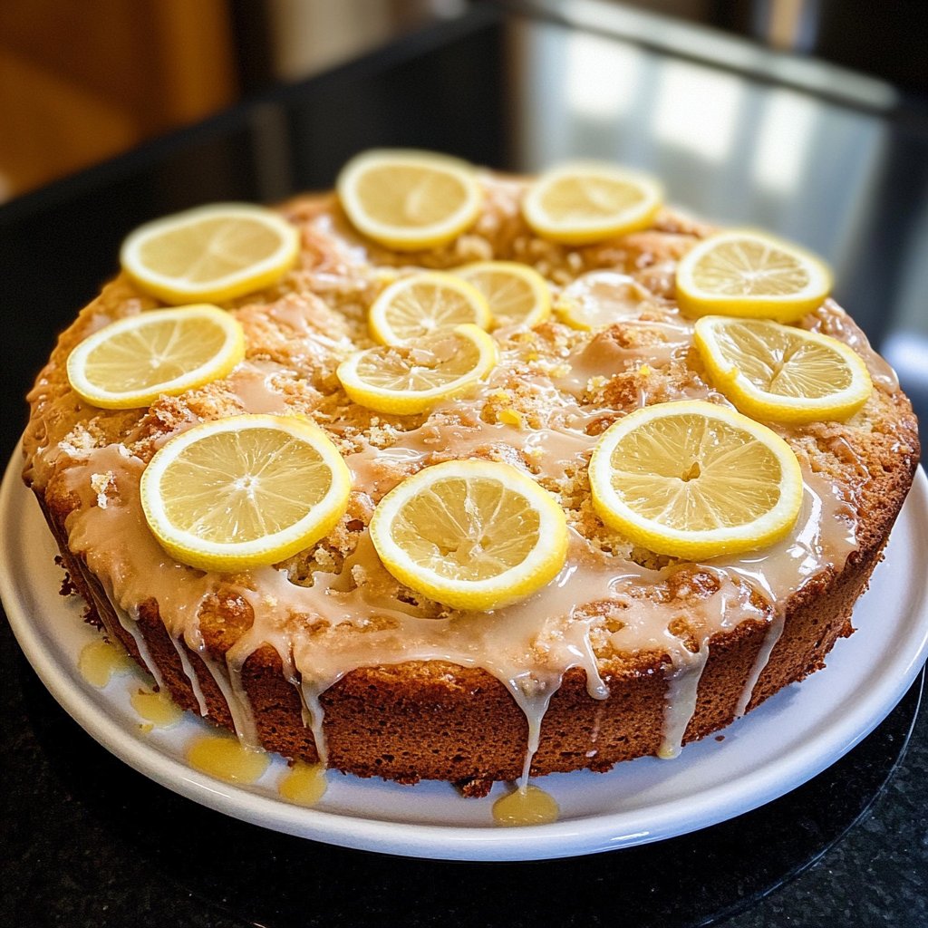 Zitronenkuchen für den Sonntagskaffee