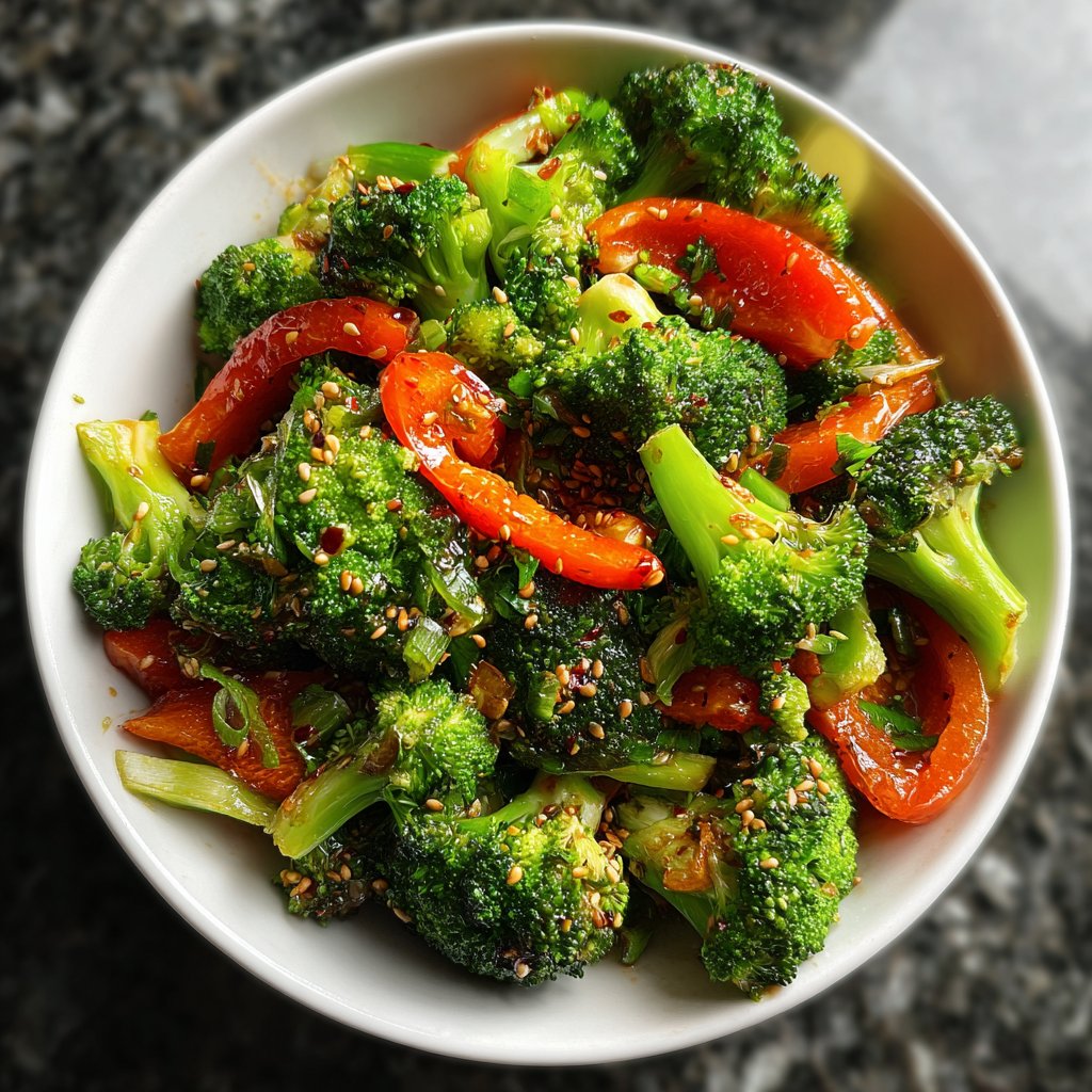 Brokkoli Pfanne Asiatisch