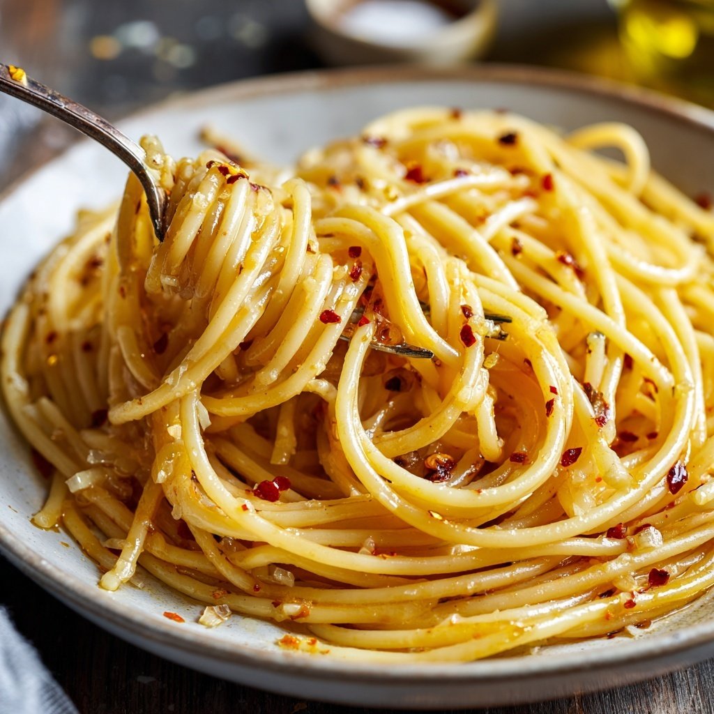 Spaghetti Aglio e Olio mit Chili