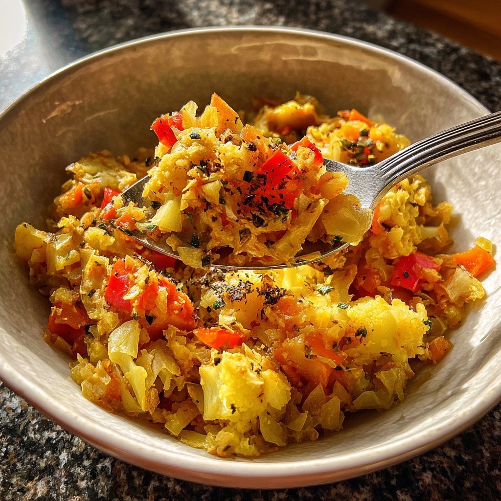 Blumenkohl Reis Mit Paprika