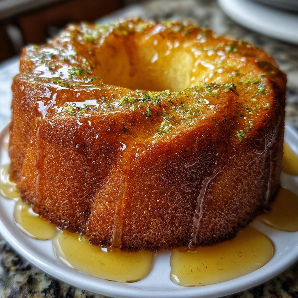 Zitronenkuchen mit Honig