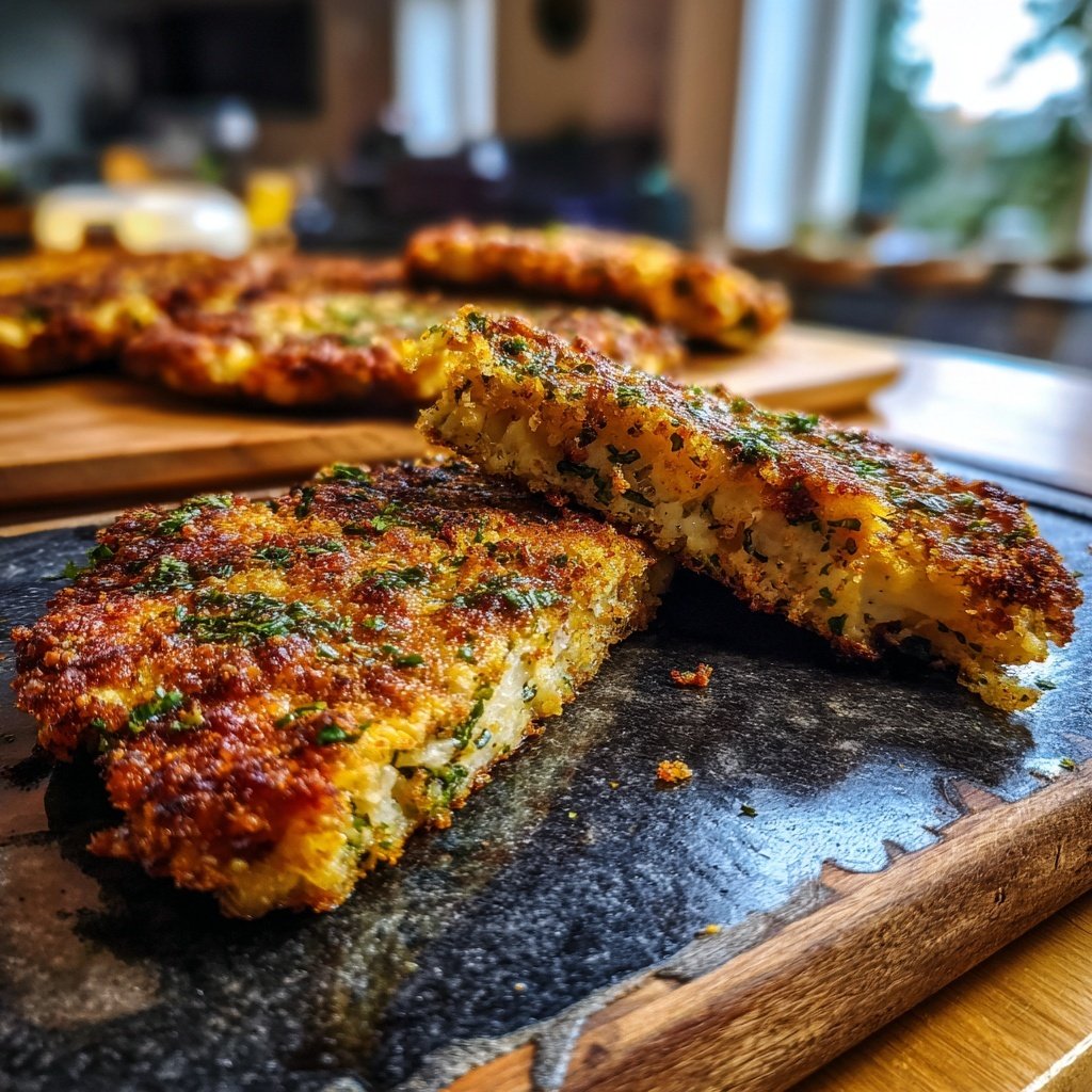 Blumenkohl Schnitzel Aus Dem Ofen