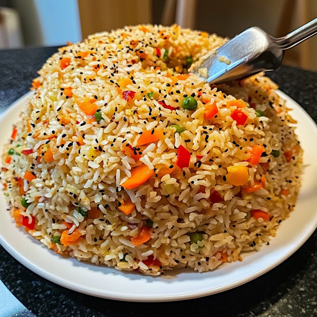 Gebratener Reis mit Sesamöl