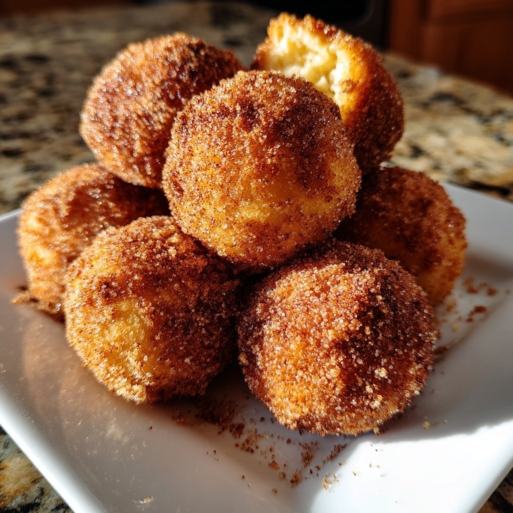 Quarkbällchen mit Zimt-Zucker