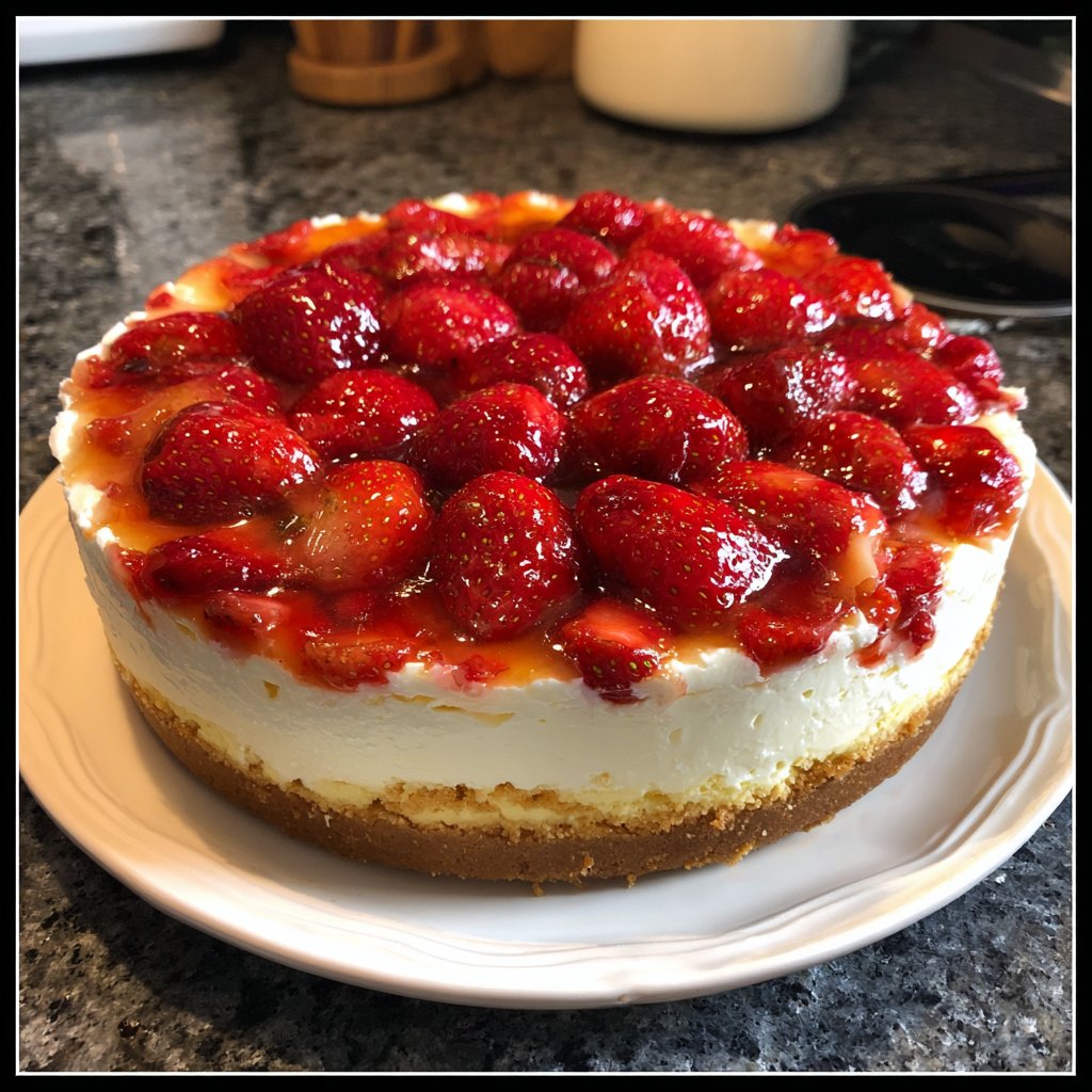 Erdbeerkuchen Mit Quark Und Vanille