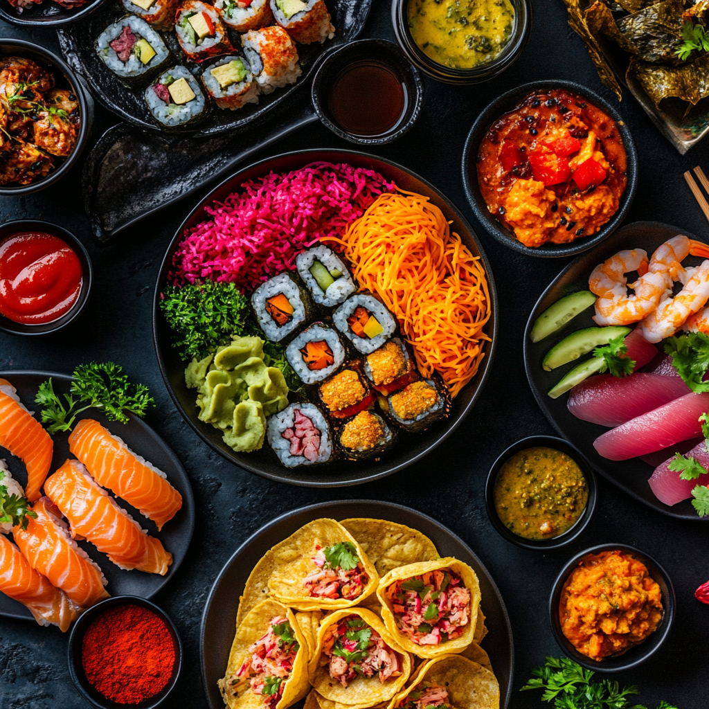 Internationale Köstlichkeiten pur