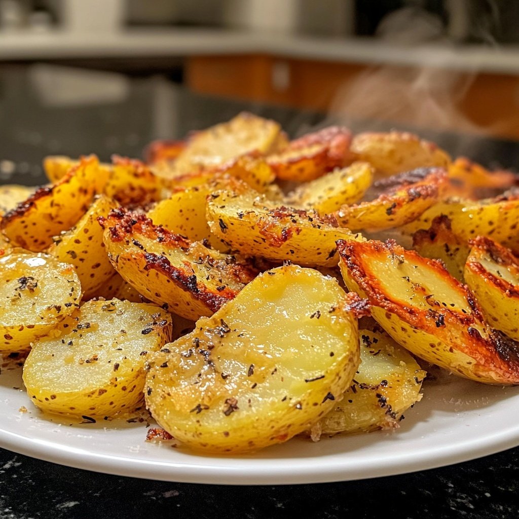 Knoblauch-Butter-Röstkartoffeln