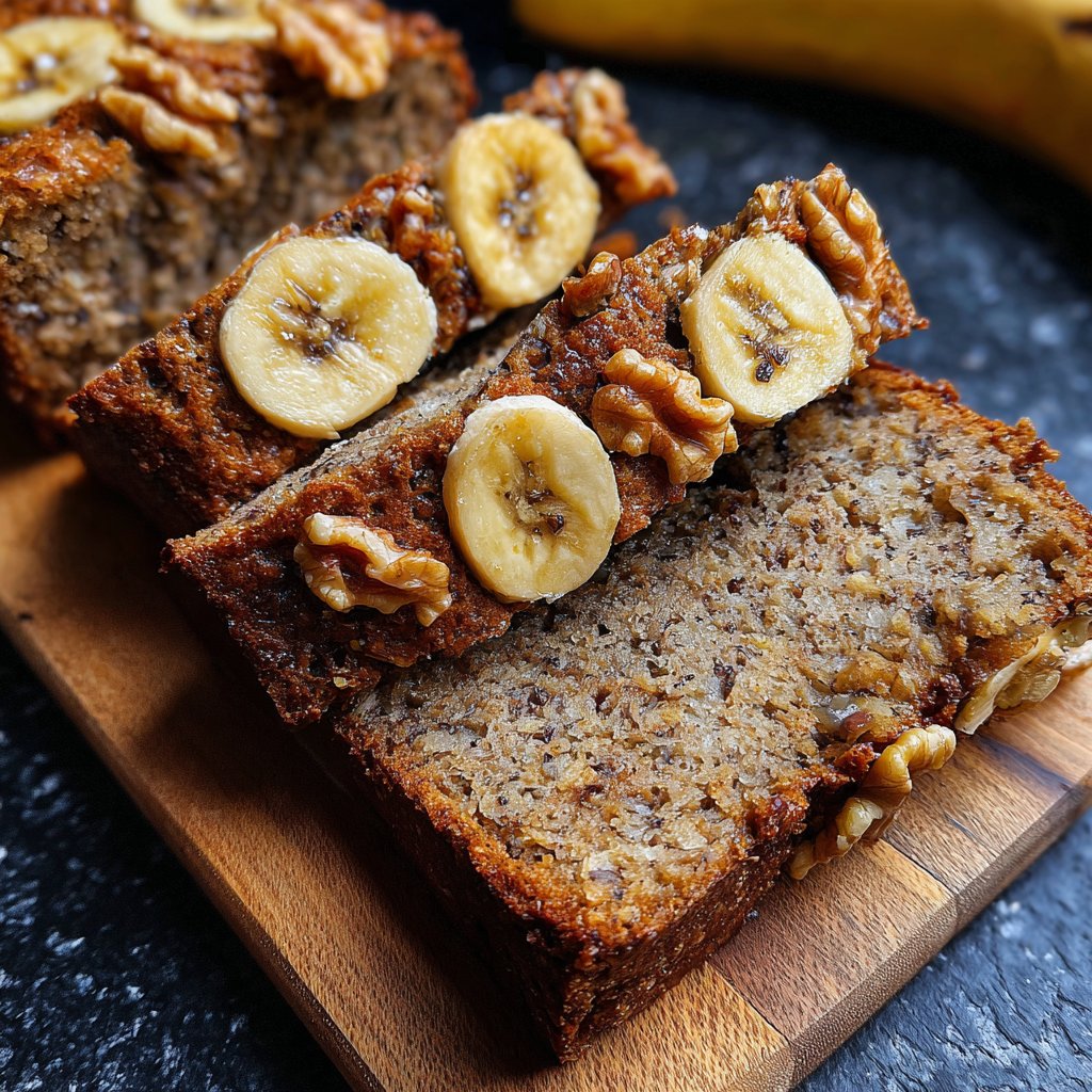 Bananenbrot ohne Zucker