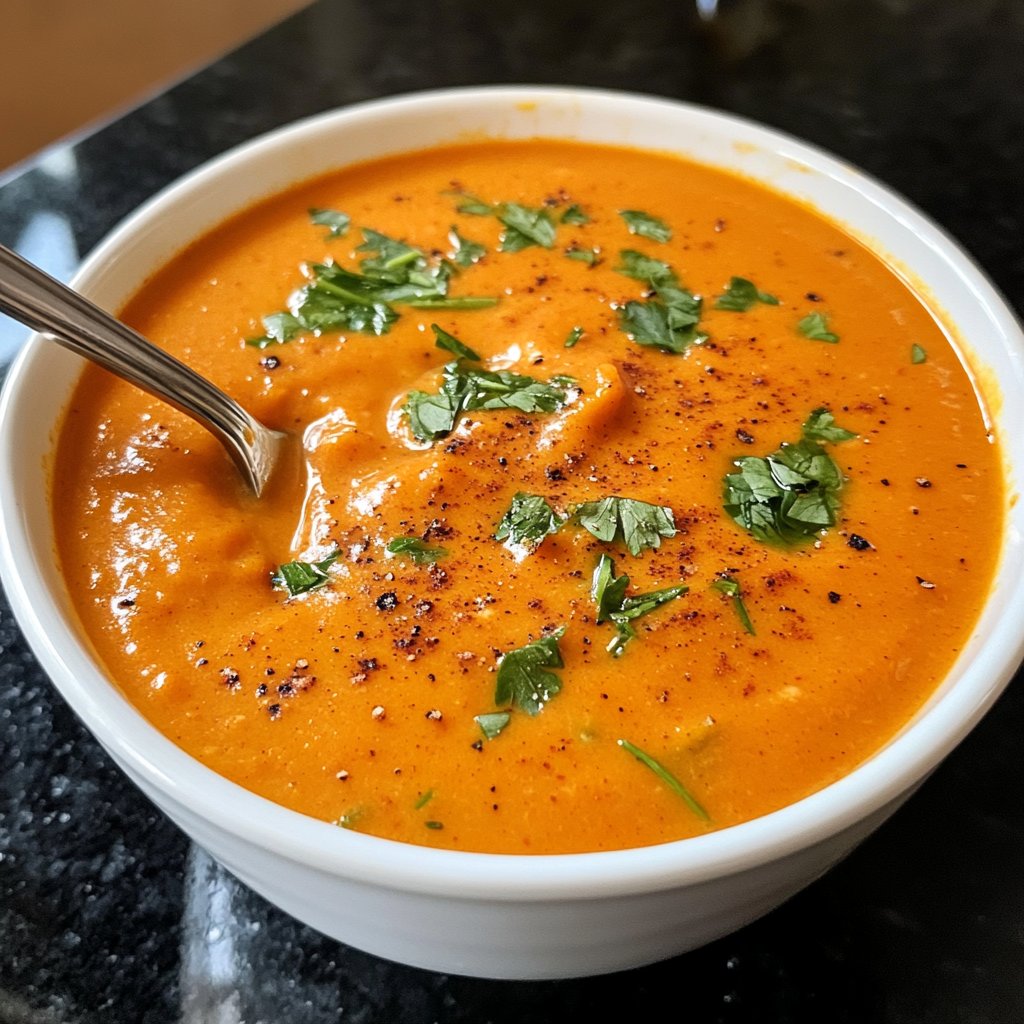 Kürbissuppe cremig vegan